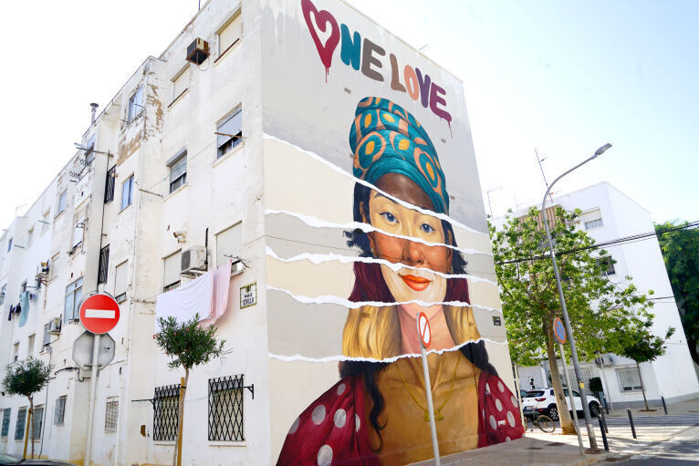 Mural diversidad benetusser Los Grupos