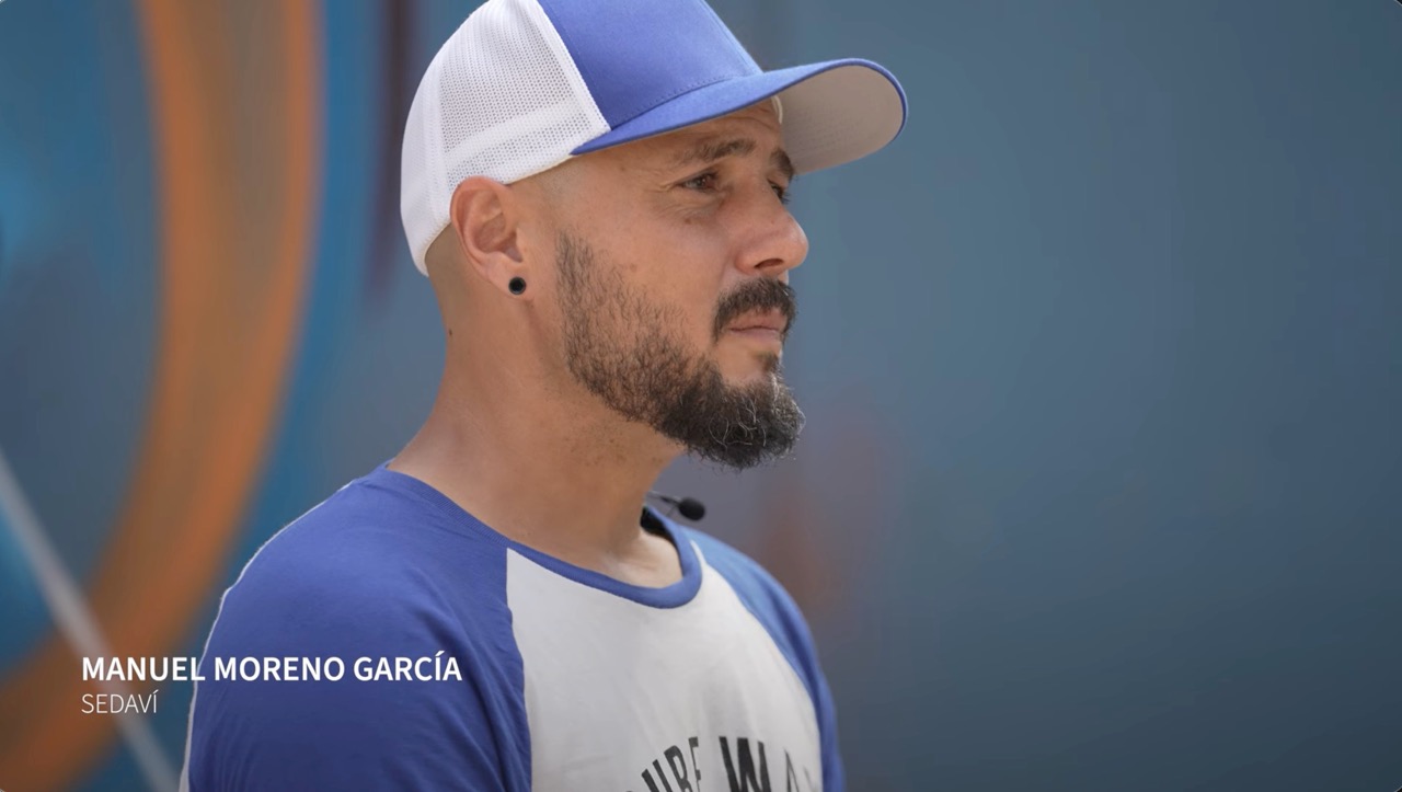 Manuel Moreno, artista participante en la exposición ‘La Huella de la Dana en la práctica artística‘