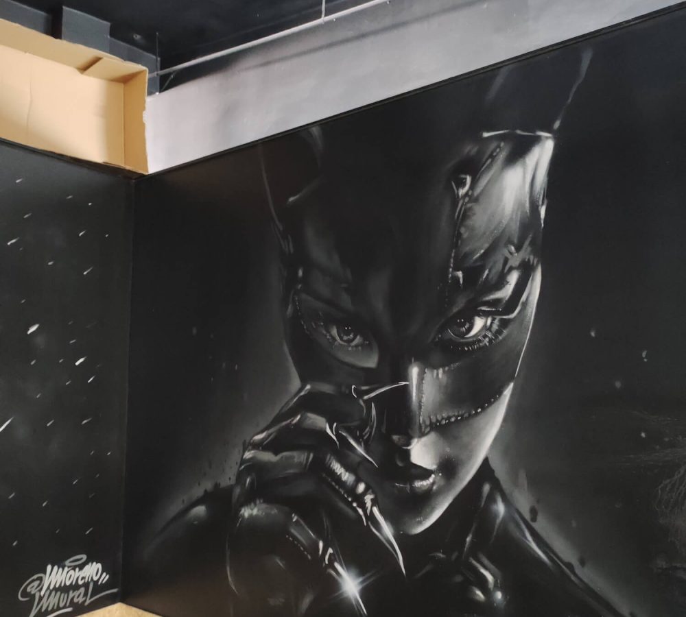 Mural de graffiti en Gimnasio de Valencia