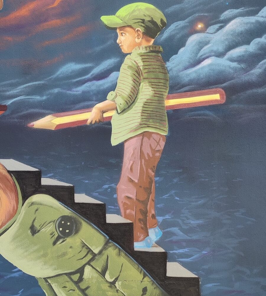 Detalle Mural graffiti