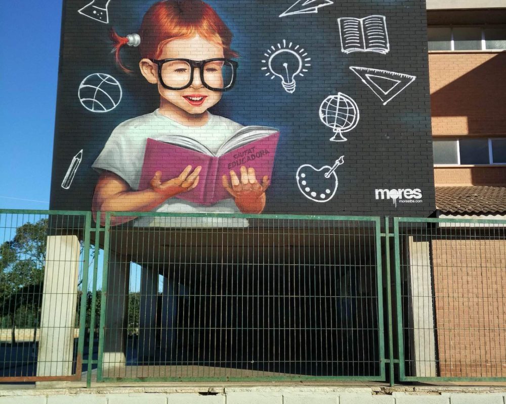 Mural en Colegio de Benetusser