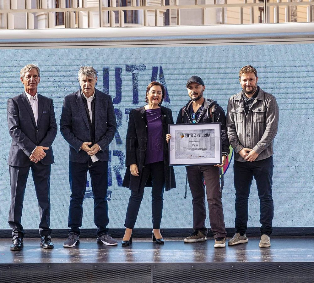 moreno mural evento valencia cf