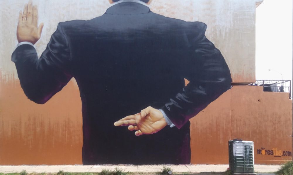 Graffiti y protesta políticos